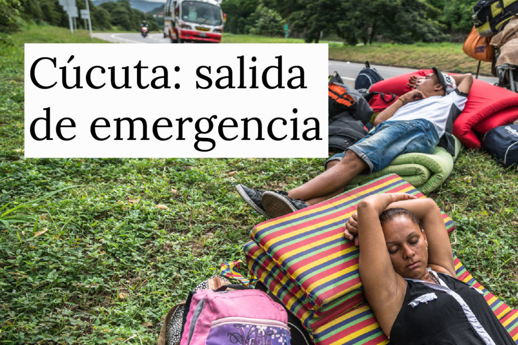 Diez periodistas venezolanos viajaron desde Caracas para reportear la crisis migratoria en la frontera con Colombia.