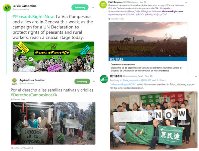 #DerechosCampesinosYA