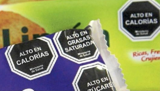 Etiquetado frontal de advertencia