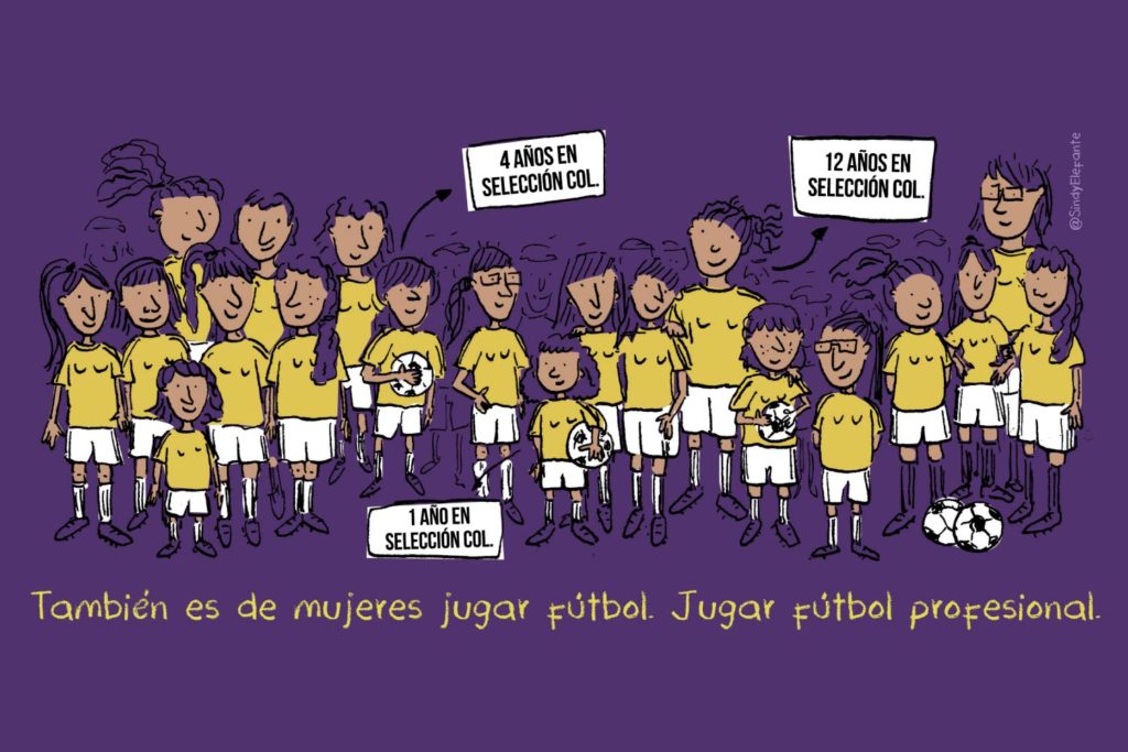 Fútbol femenino, Colombia