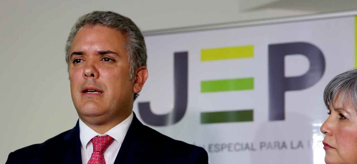 JEP, Colombia, Duque
