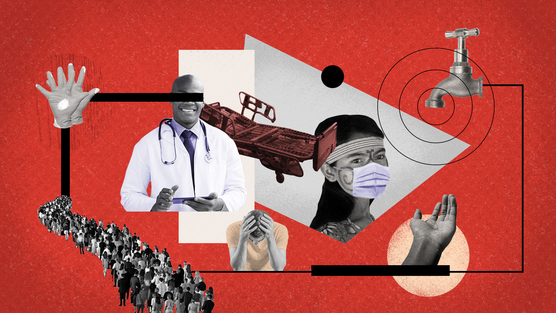 Existen departamentos donde el sistema de salud no daría abasto en caso de presentarse un alto número de pacientes con graves complicaciones a causa del nuevo coronavirus.