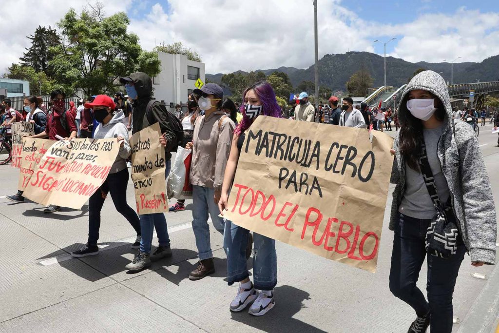 protesta jóvenes