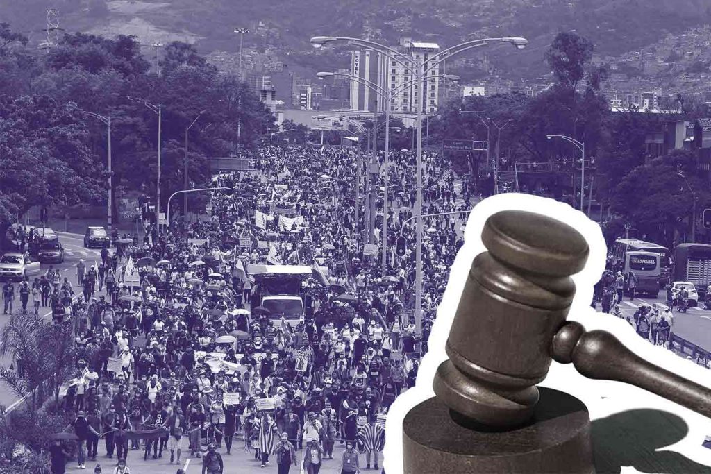 Tribunal Superior de Cundinamarca protesta