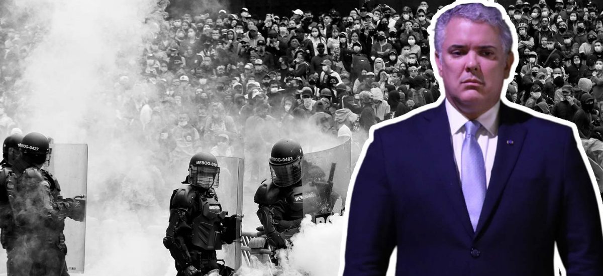 Duque protesta