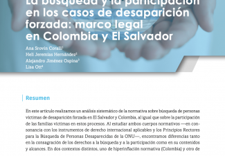 desaparición forzada