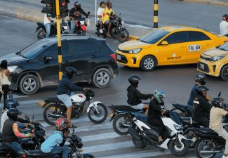 En Cartagena, hay más motos que carros, estas representan el 56% del parque automotor.