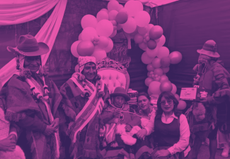 Cumpleaños número 100 de María Apaza Machaca.